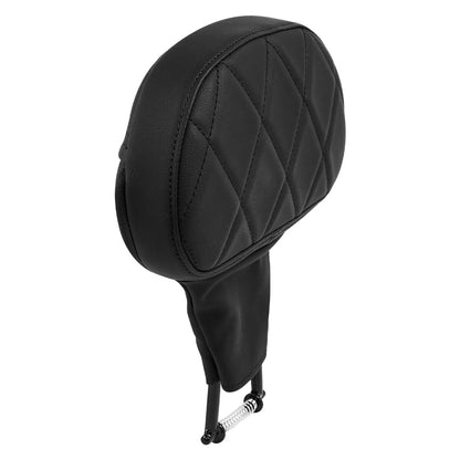 Black Rider Driver Backrest Pad for Harley Touring Street Glide (1988-2024)