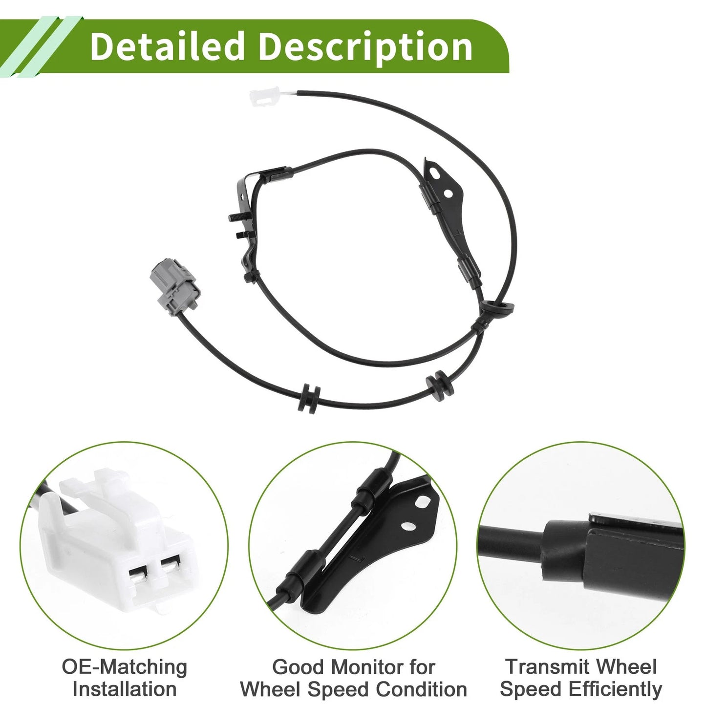 ABS Wheel Speed Sensor for Toyota Scion xB L4 Front Left (2004-2015)