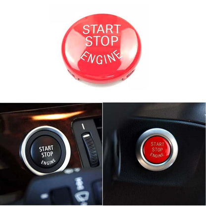 Red  Start Stop Engine Button Cover Parts fit For BMW 3 Series E90 2008-2011