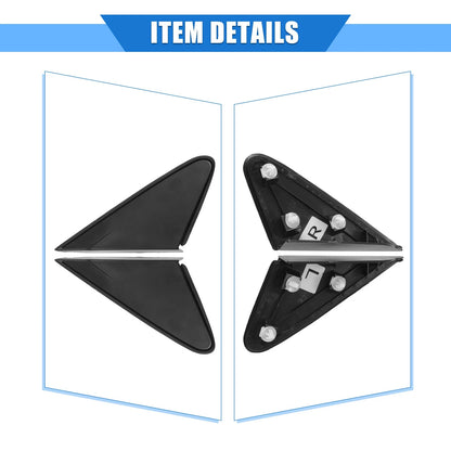 Pair Left Right Rear View Mirror Trim for Chevy Cruze (2011-2016)