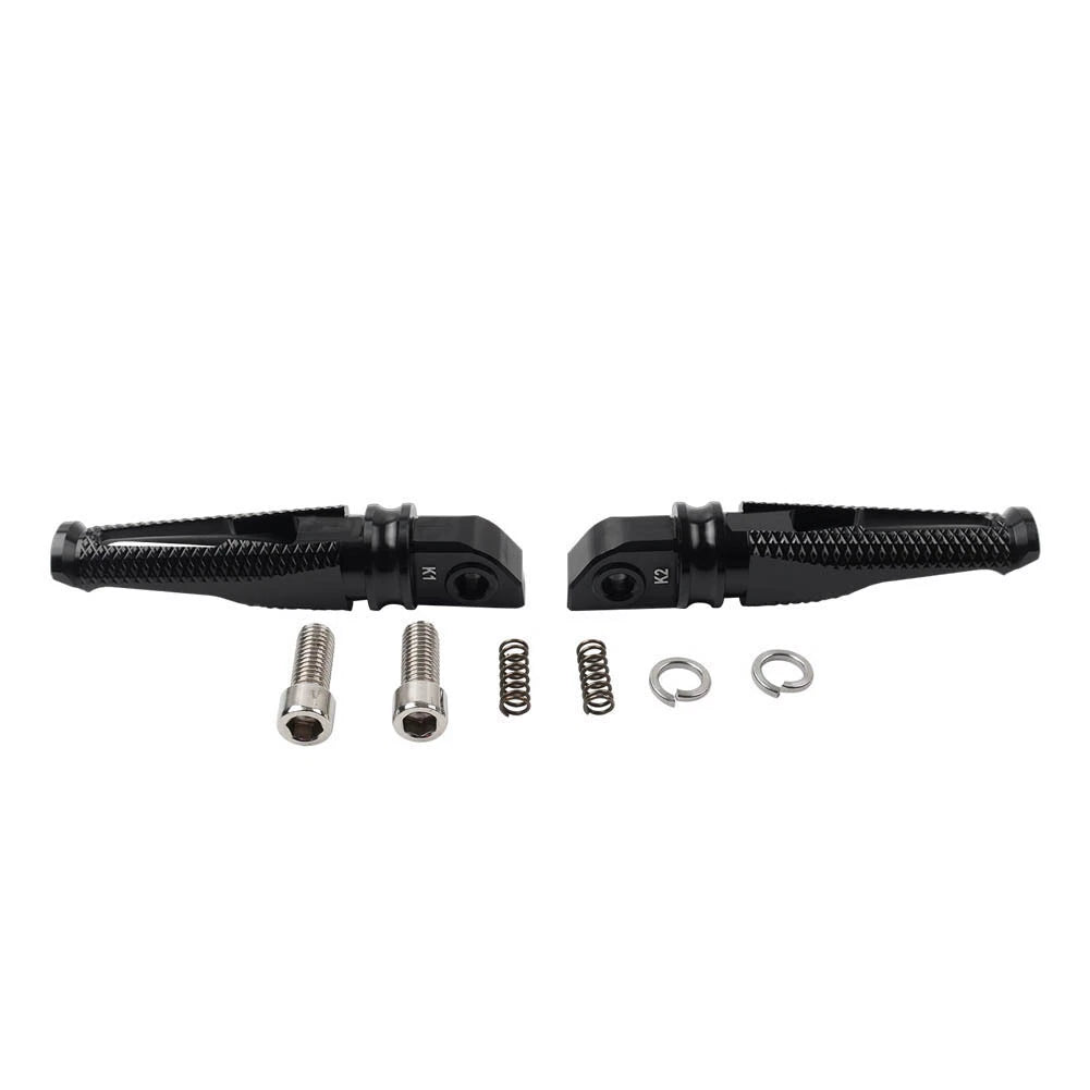 Rear Passenger Foot Pegs Black for Daytona 675, 955i, Tiger 1050 (2006-2017)