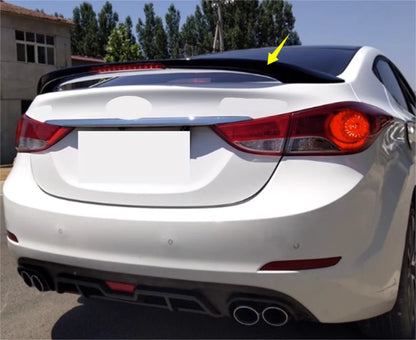 Glossy Black Rear Spoiler Wing for 2011-2016 Hyundai Elantra Sedan