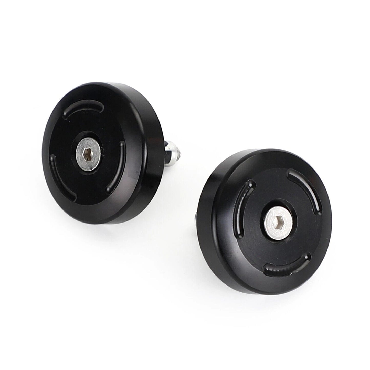 2 x Frame Plug Cover Caps Black for Tiger 800, XCX, XCA, XRX (2011-2018)