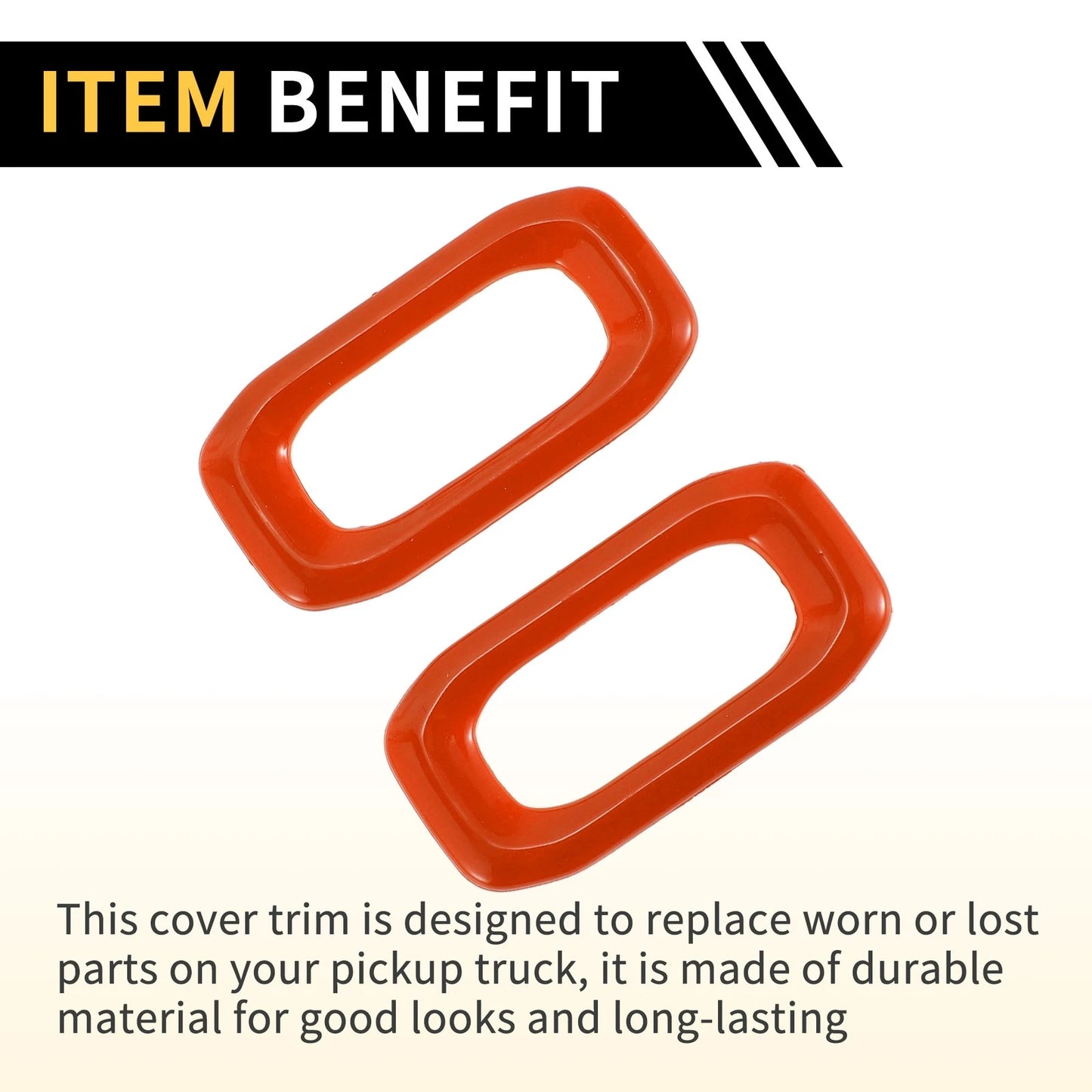 2 x Door Lock Switch Button Trim Covers for Jeep Wrangler JL JLU (2018-2023)