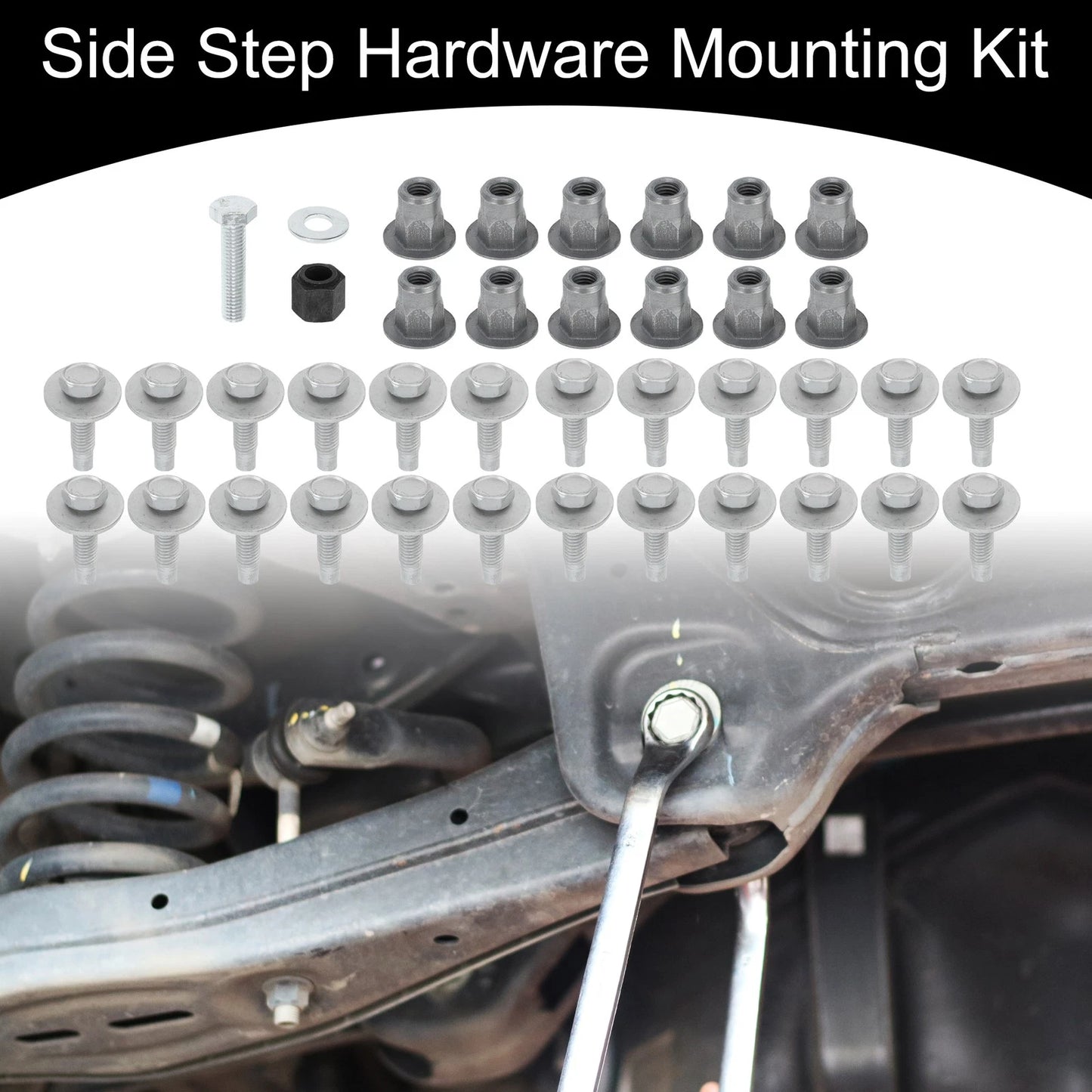 Side Step Hardware Mounting Kit for Dodge Ram 1500 (2009-2012)