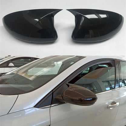 Side View Mirror Covers for Renault Megane Mk4 (2016-2023) 2 Piece Gloss Black