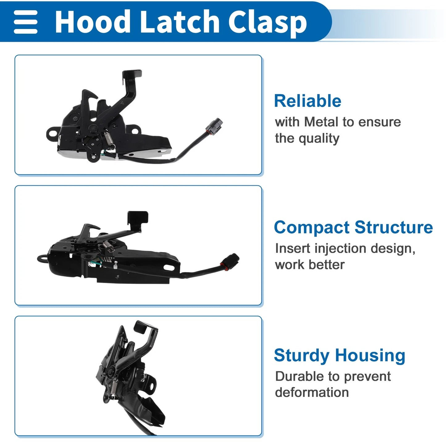 Bonnet Latch Assembly for Toyota Camry (2007-2011) - 1 x Quality Replacement