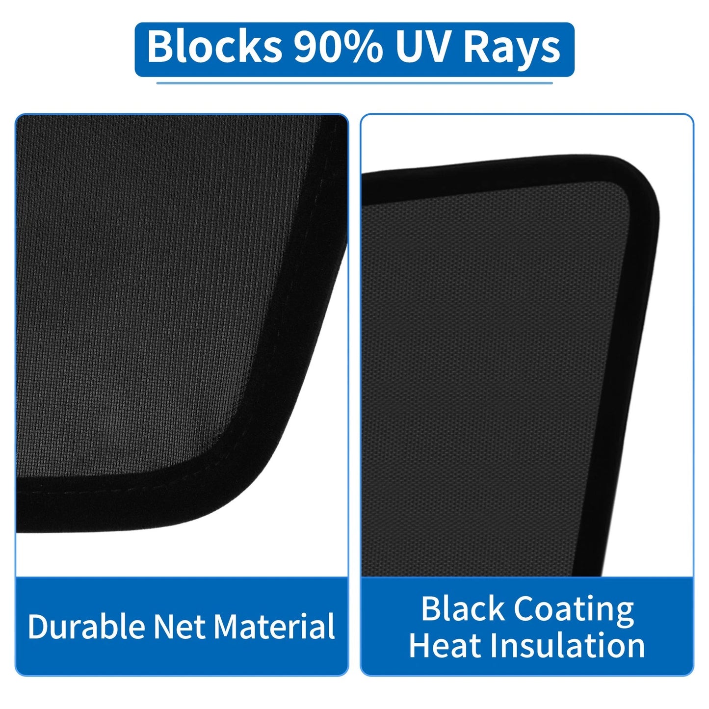 Window Cover for Toyota Prius Alpha 40 Series Black (2011-2015)
