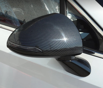 Carbon Fiber Rearview Mirror Side Lid Cover Trim for Hyundai Sonata (2020-2023)
