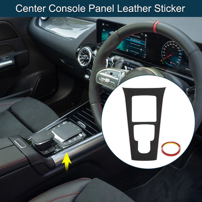 Center Console Panel Sticker for Mercedes-Benz GLA Class (2020-2021) Black Red