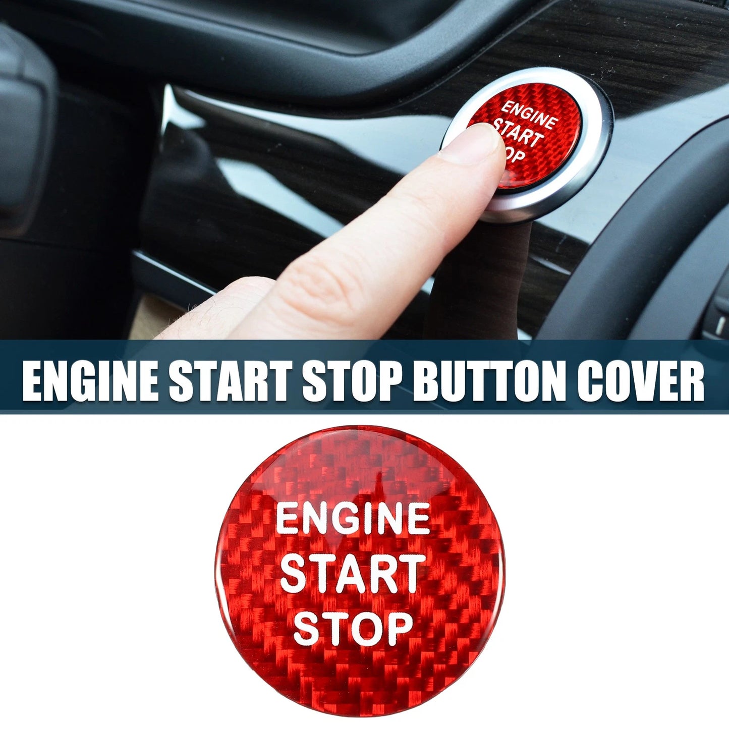 Red Engine Start Stop Button Cover for Subaru BRZ (2013-2021)