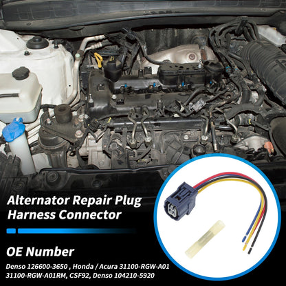 Alternator Repair Plug Harness Connector for Honda Pilot (2009-2011)