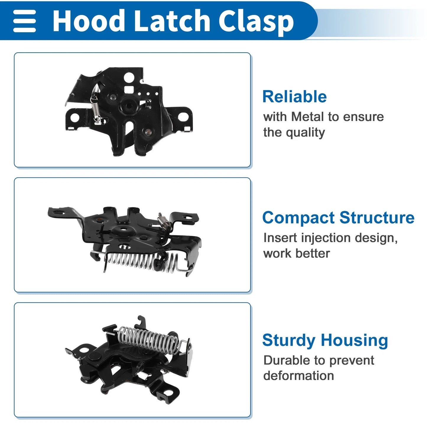 Bonnet Latch Assembly for Toyota Prius (2009-2015) 1 x Unit