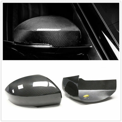 2 x Dry Carbon Fiber Mirror Covers for 2014-2020 Land Rover Range Rover Sport