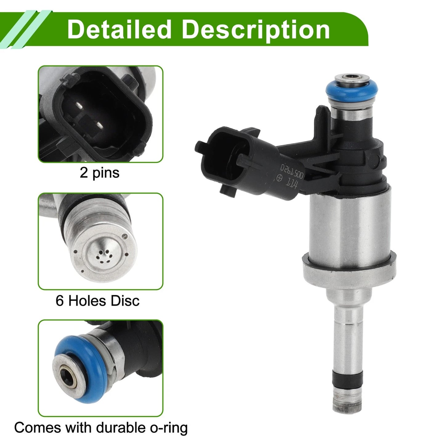 Fuel Injector 1 Pc for Buick Lacrosse (2010–2011)