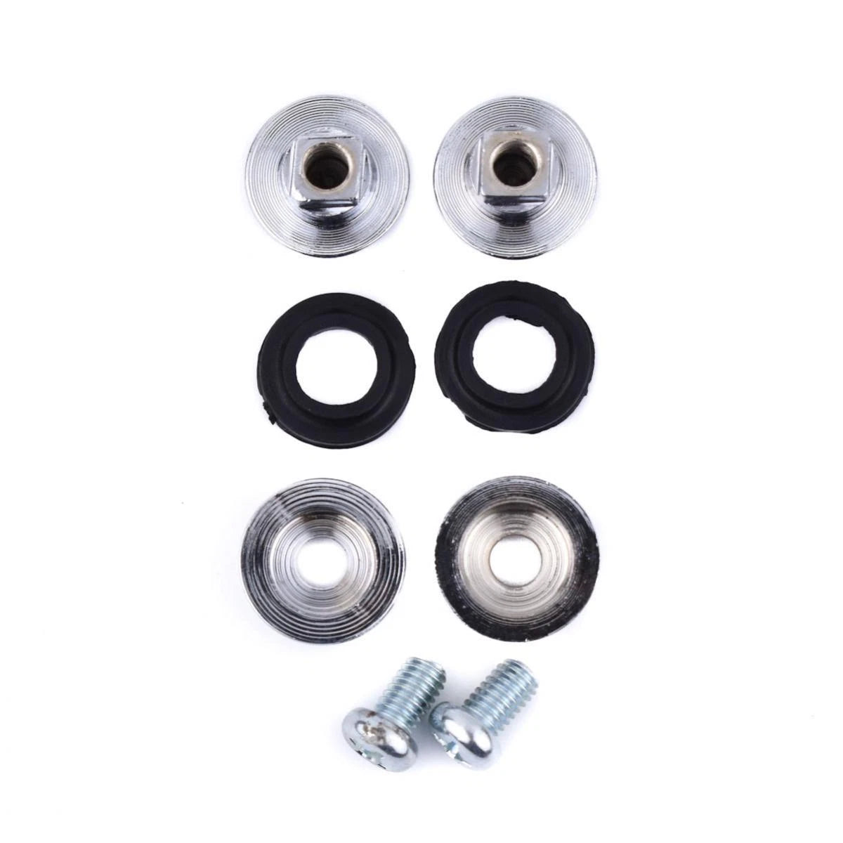 Window Pivot Stud Nut Chrome 2PC Fits Toyota Hilux Vigo 2D Space Cab 2005-15 D05