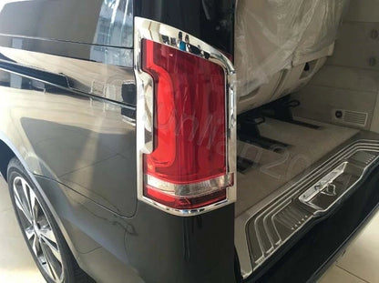 Chrome Rear Tail Light Lamp Cover Trim for Mercedes Benz V-Class (2014-2020)