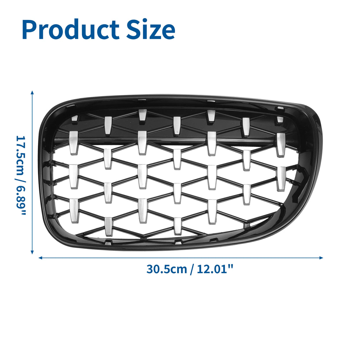 Hood Bumper Grille for BMW 128i 135i (2008-2013)  Grills