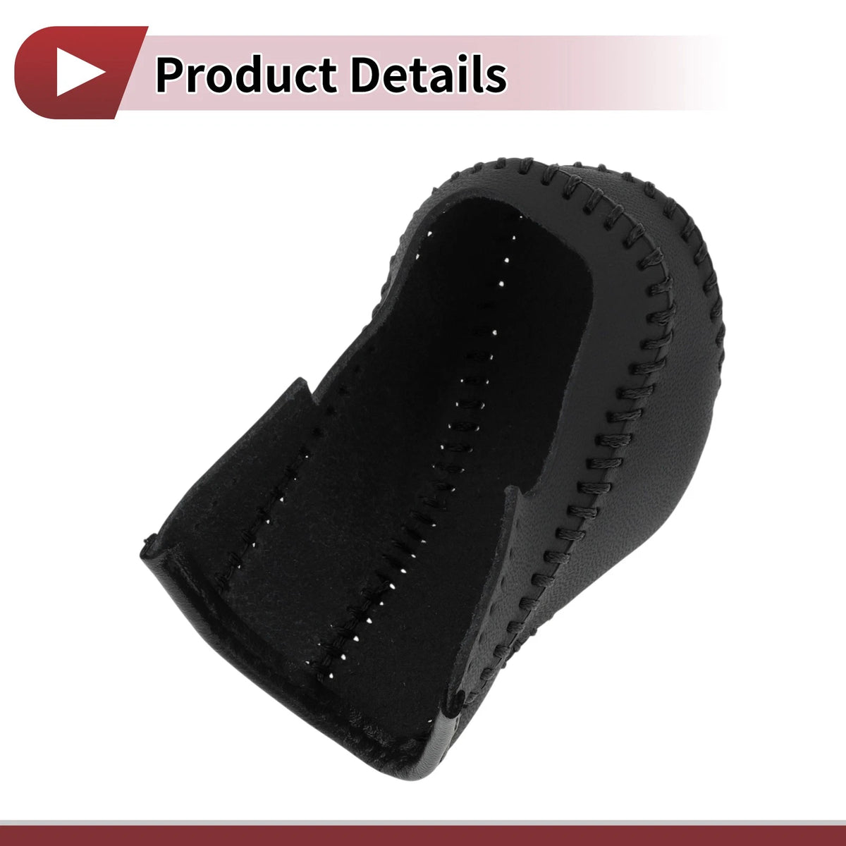 1 x Gear Shift Knob Cover Black Faux Leather for G37 (2008-2013)