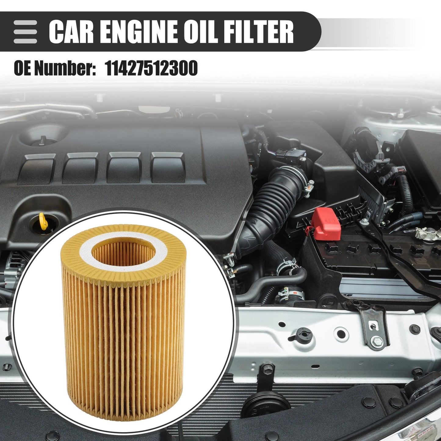 Engine Oil Filter & Gasket Set for BMW 330Ci (2001-2006)