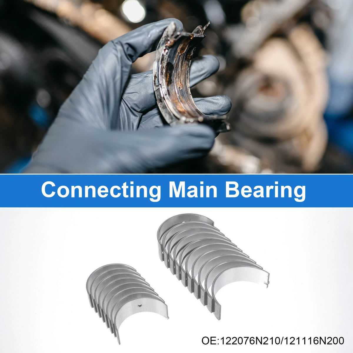 Main Bearing & Connecting Rod Bearing Kit for Nissan Altima (2002-2006)