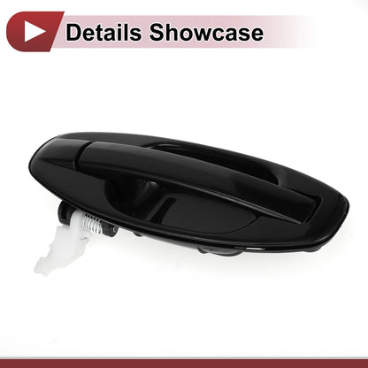 Exterior Door Handle for Hyundai Santa Fe Rear Left (2013-2018) Black