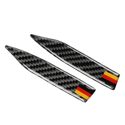 Carbon Black Universal Side Mirror Anti-Collision Protector Trim