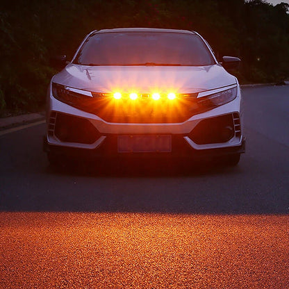 Yellow Lens Amber LED Front Grille Running Lights for Ford F150 Raptor (2010-2023)