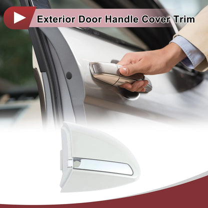 Pearl White Exterior Door Handle Cover Trim for Toyota Corolla (2014-2018)