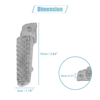 8mm Metal Motorcycle Footrest Footpeg for Honda Bike