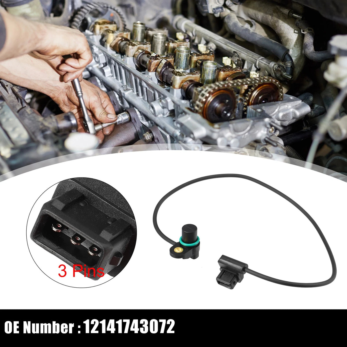 Camshaft Position Sensor for BMW 318i 1.9L (1996-1998)