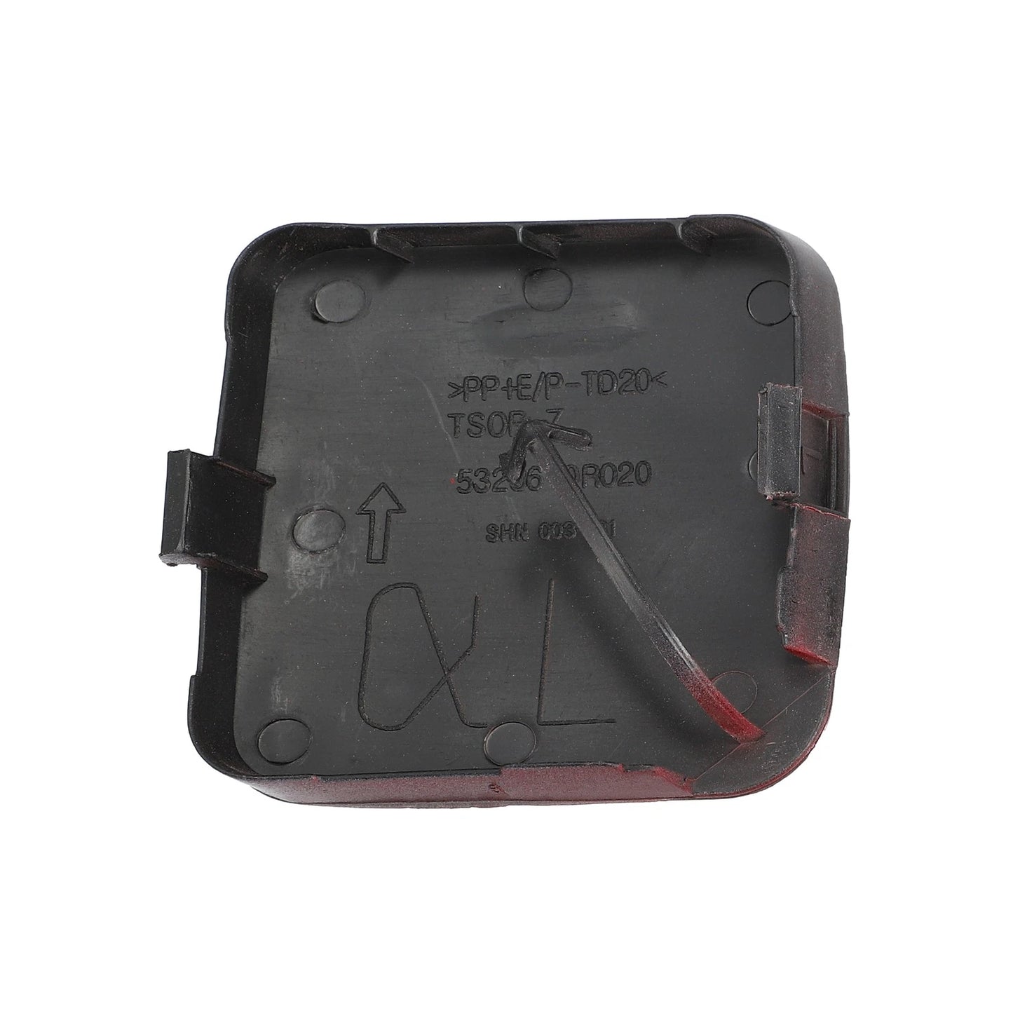 Front Tow Hook Cap for Toyota RAV4 2009-2012 - 2 x Bright Vintage Red Covers