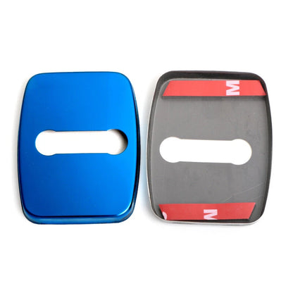 4X Stainless Door Lock Hook Protect Buckle Cover Trim fit For BMW 1 3 4 5 Series