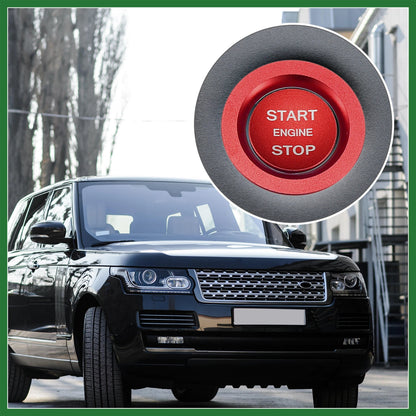 Red Start Stop Button Cover for Land Rover Discovery (2015-2023)