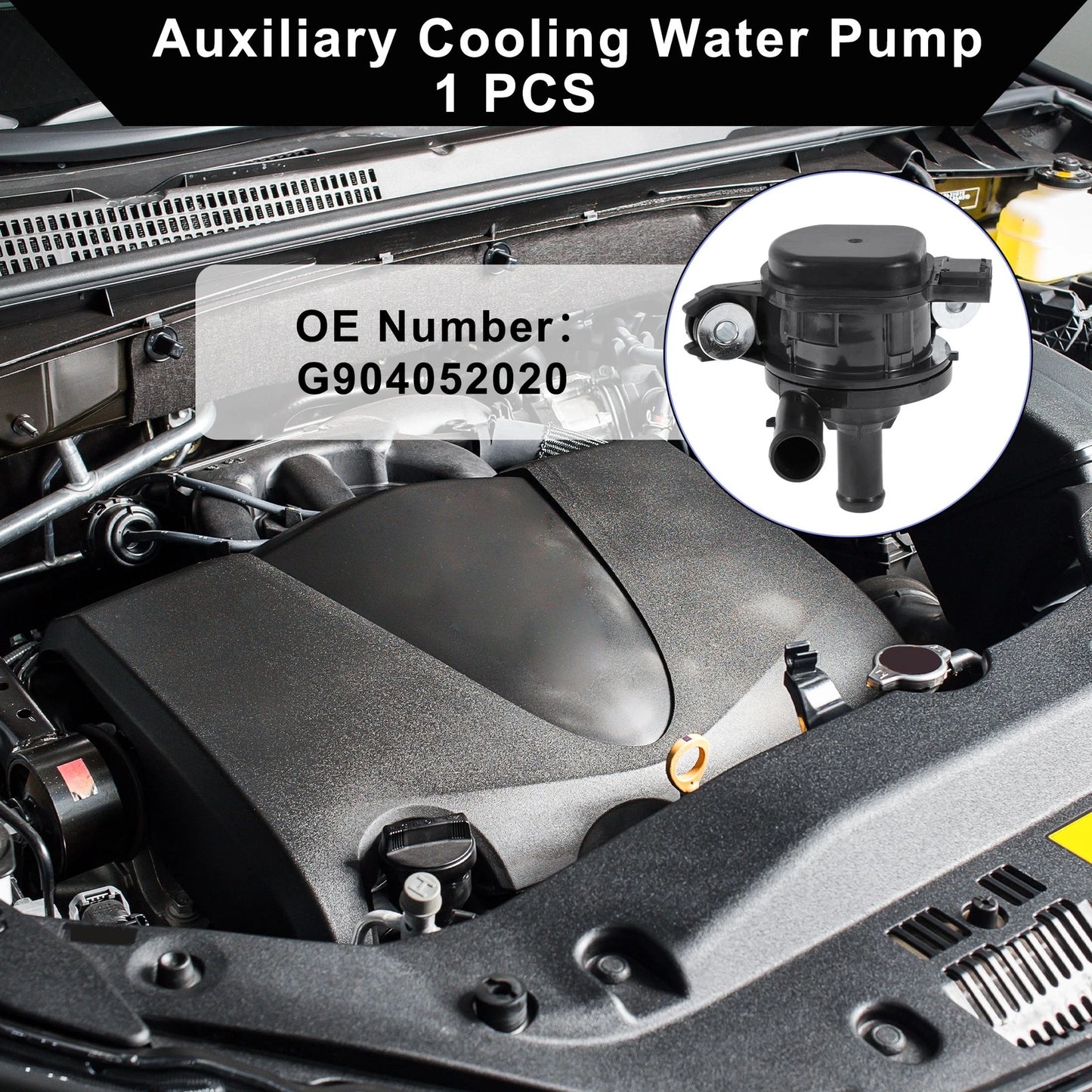 Auxiliary Cooling Water Pump 1 Pc for Toyota Highlander Prius (2020–2020)