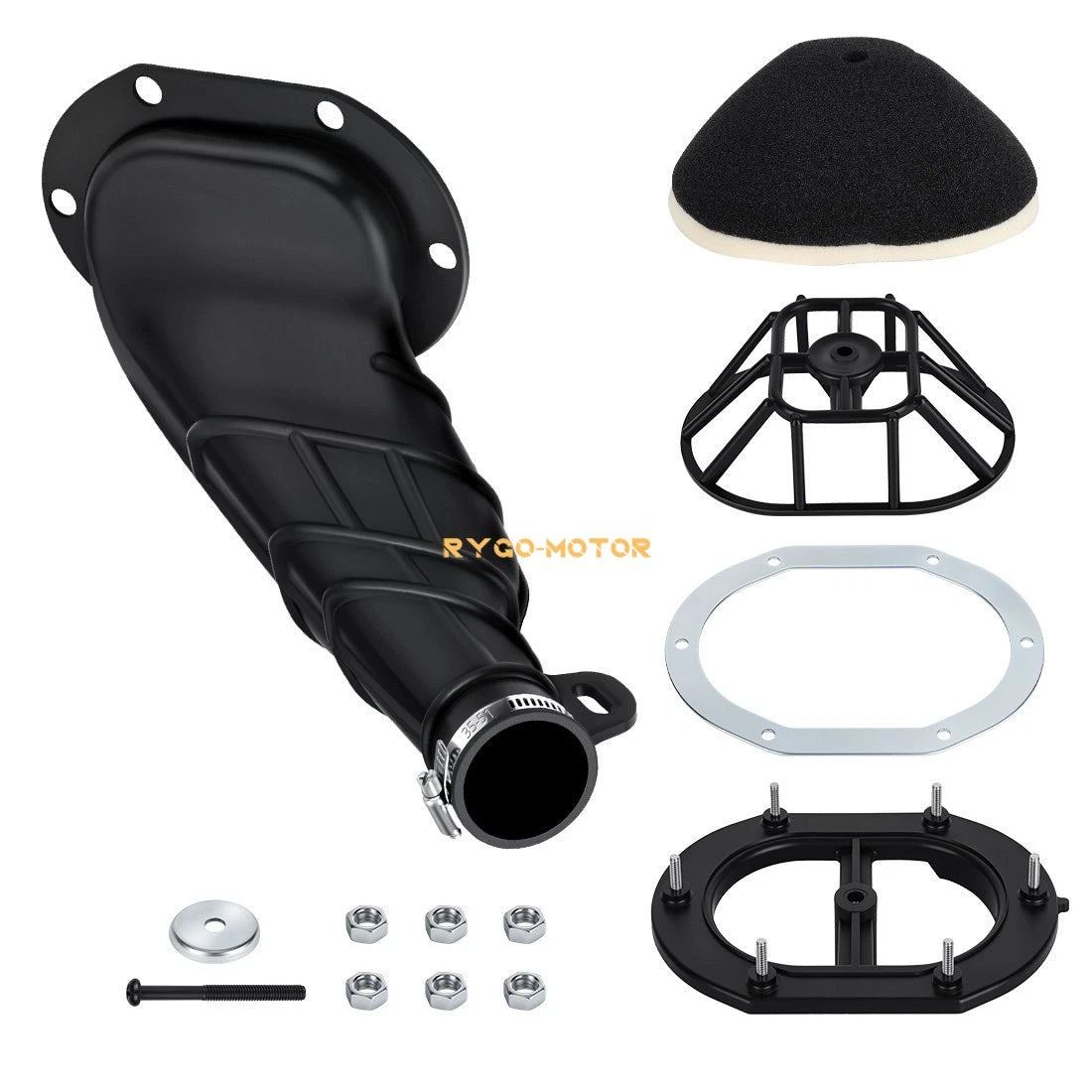 Air Filter Kit Intake Plate Guide Holder Duct Boot for Yamaha Blaster YFS200
