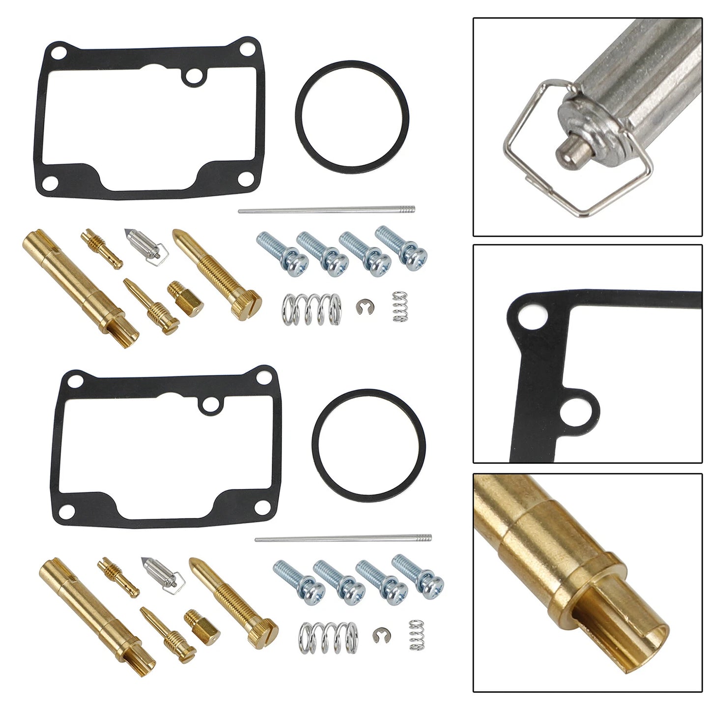 2 x Carburetor Repair Kit for Mikuni VM34-619 for Russian Mechanics RMZ-640