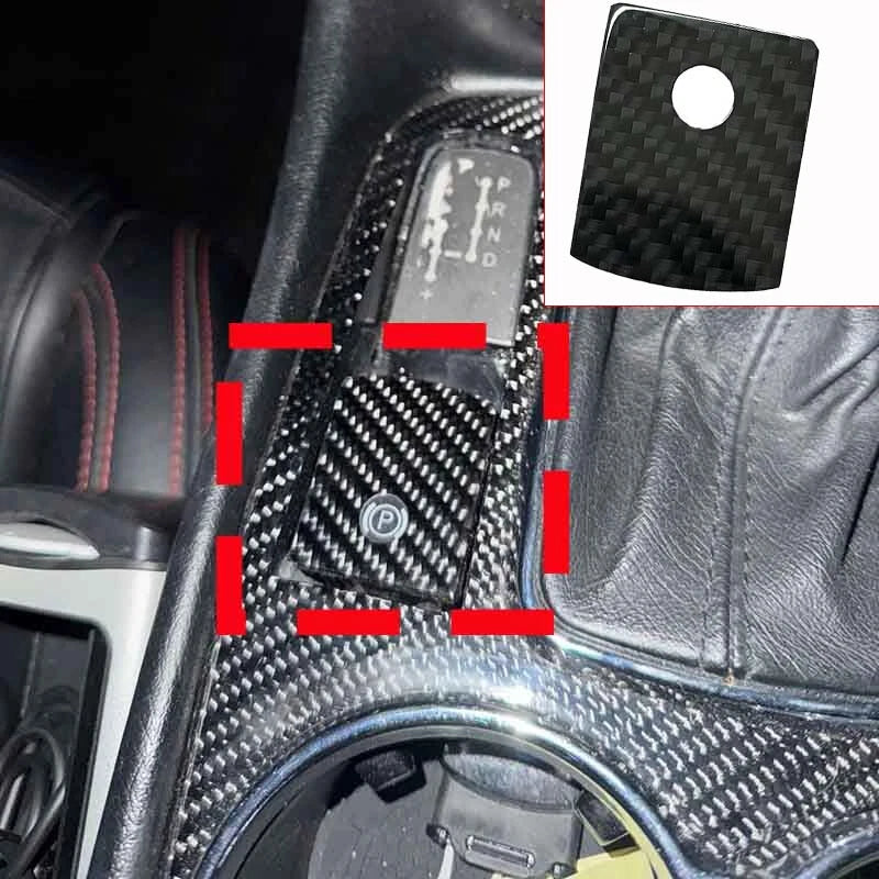 Carbon Fiber Electronic Parking Button Cover for Maserati GranTurismo 2008-2017