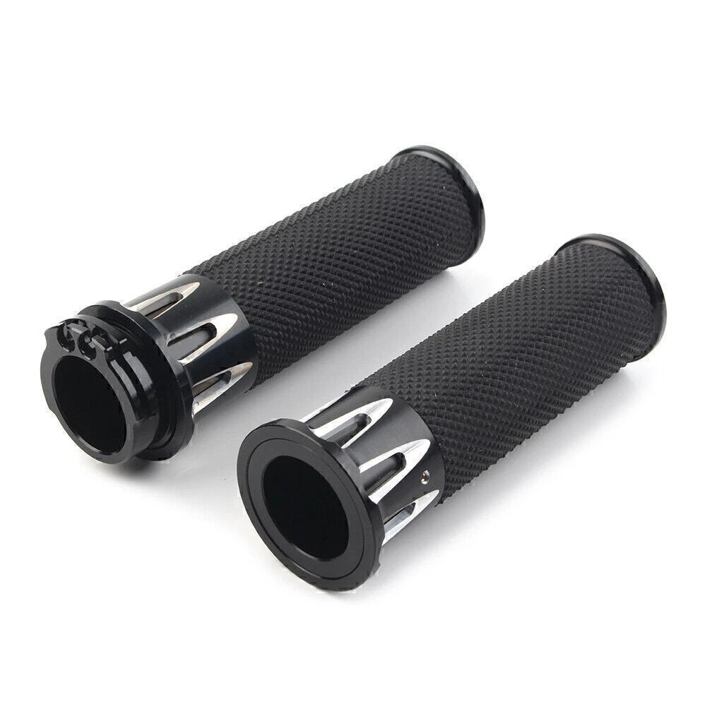 Black Handle Bar Grips for Harley Sportster XL883 XL1200 (2004-2023)