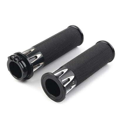 Black Handle Bar Grips for Harley Sportster XL883 XL1200 (2004-2023)