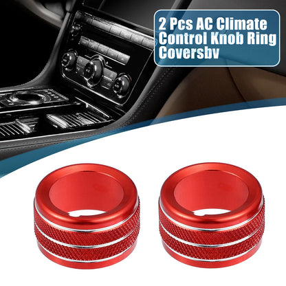 AC Radio Switch Knob Cover Trim for Subaru BRZ, Toyota 86 (2022) -  Red