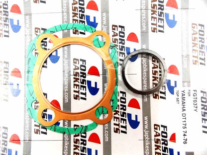 STD Top End Kit 66mm Piston Rings Gasket for YAMAHA TY175 (1974-1980)