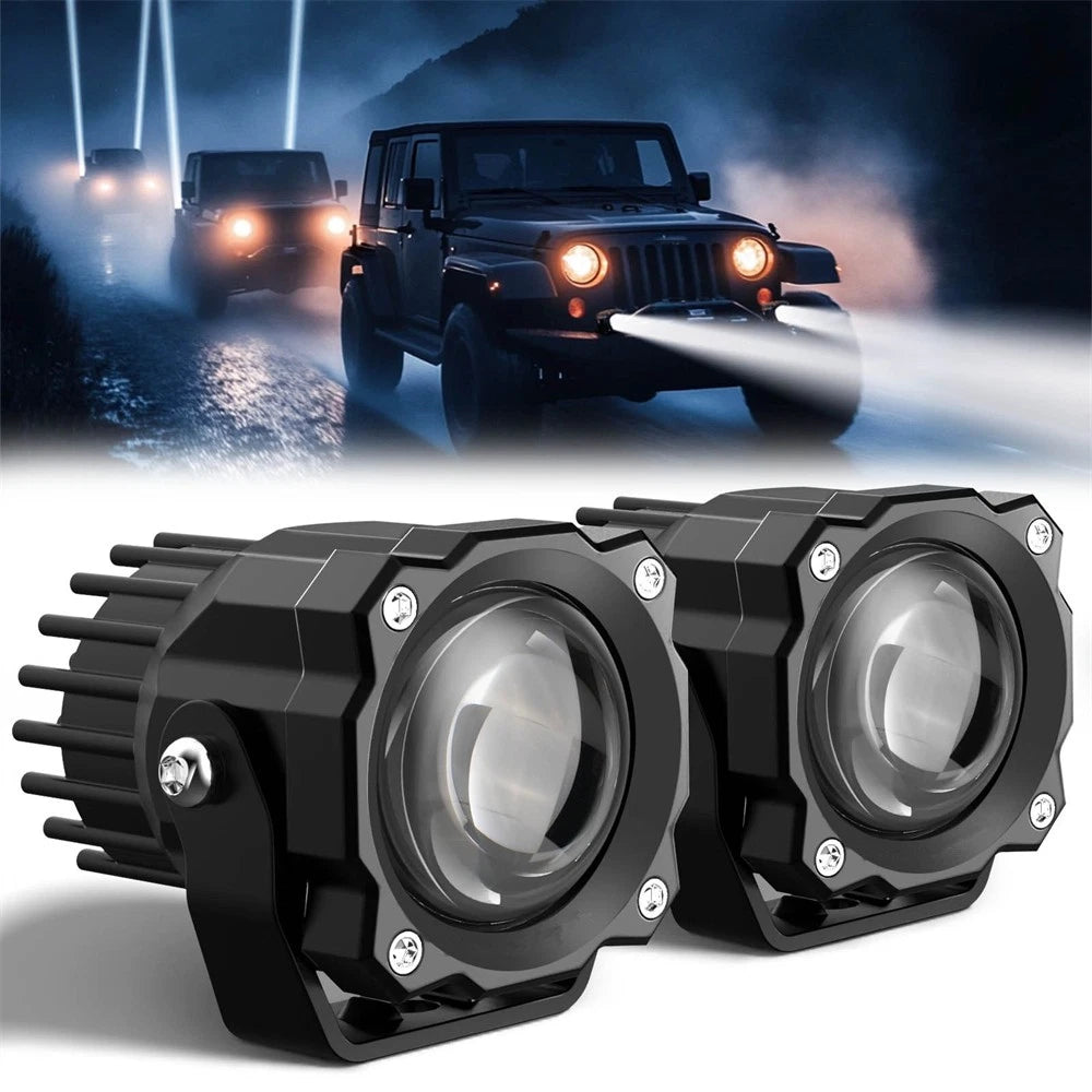 3 Inch 72W Offroad Fog Lights for Motorcycle SUV