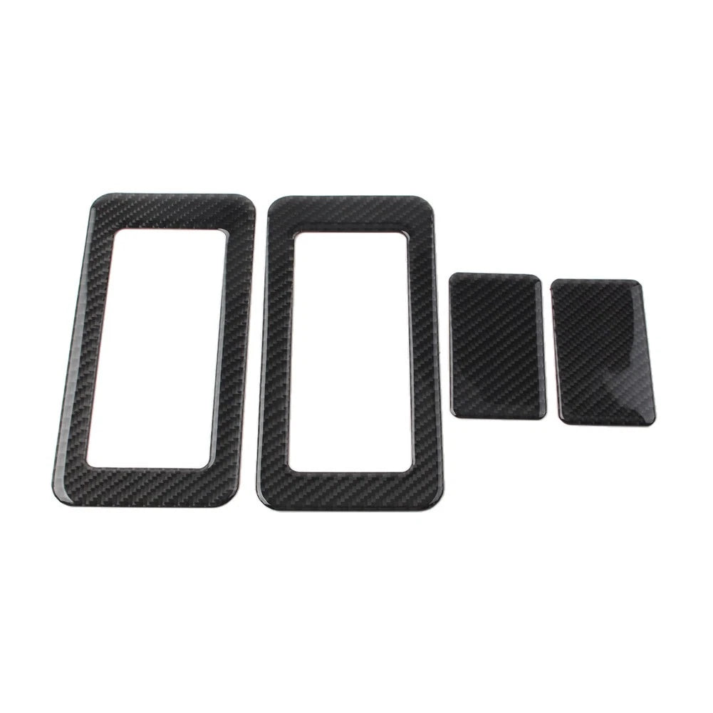 4 x Interior Rear Seat Switch Cover Trim for Jeep Wrangler JK (2011-2017)