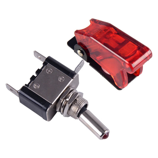 12V 20A Red LED Rocker Toggle Switch for Car Auto Boat Truck