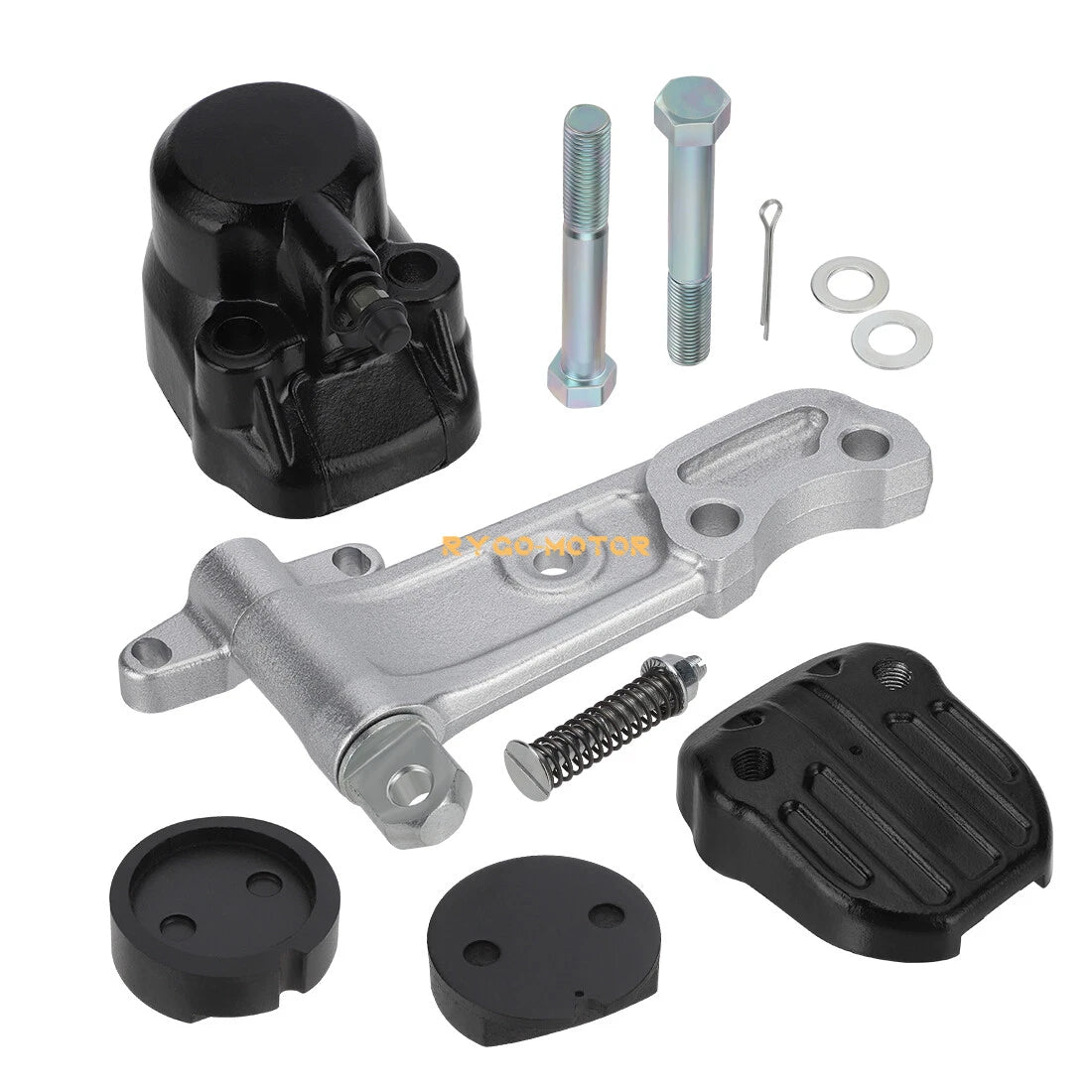Front Brake Caliper & Holder Kit w/Pads for Honda CB360/400F/450/500/550