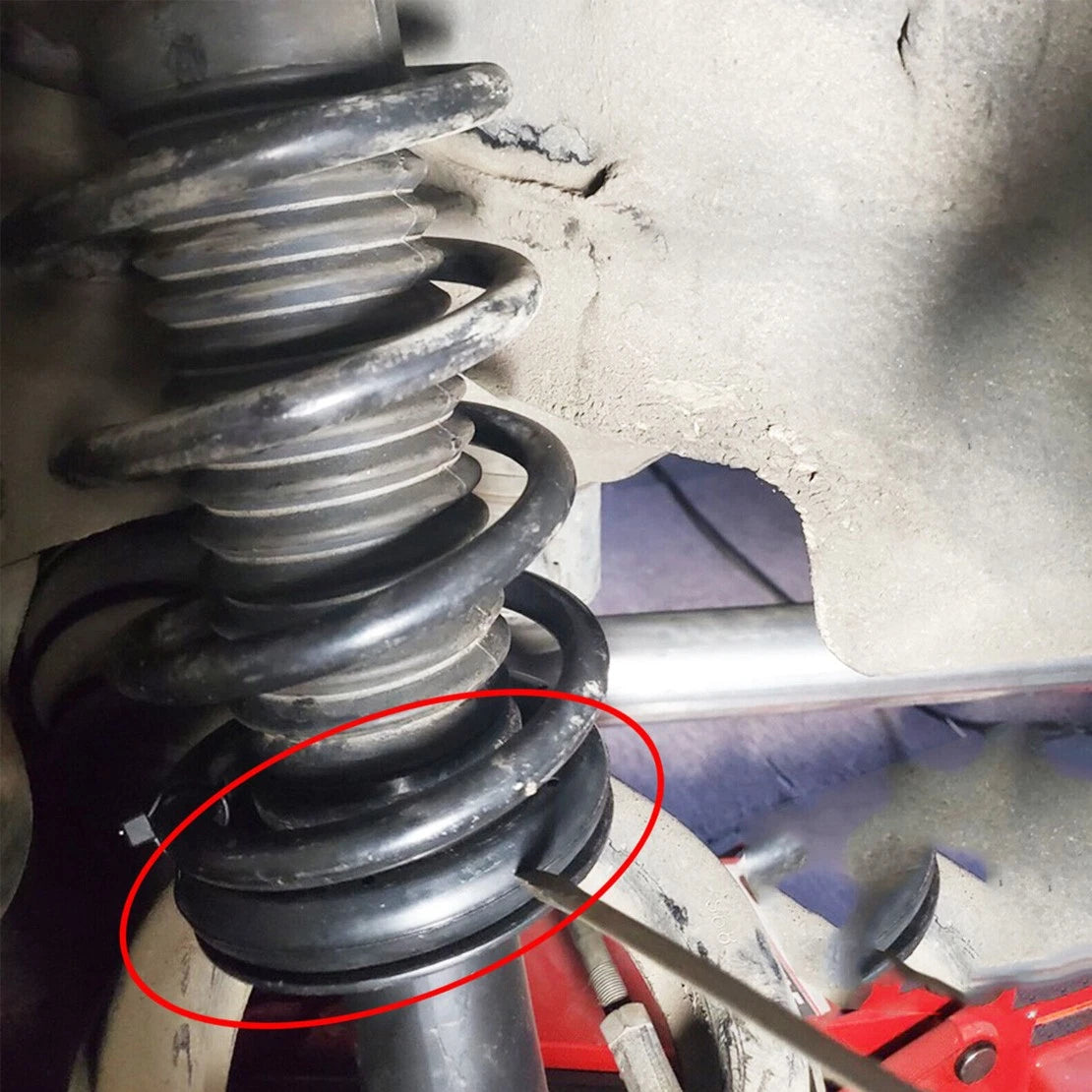 4 x Coil Spring Rubber Sleeves for Car Truck Suspension Shock Absorbers