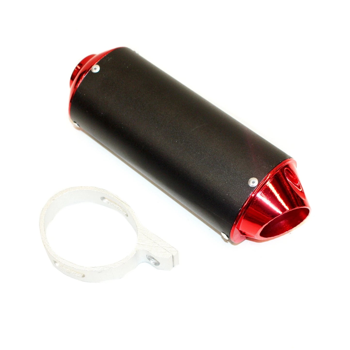 Twin Bigbore Exhaust Pipe + RED Muffler for PITPRO 125cc 150cc 160cc Dirt Bike