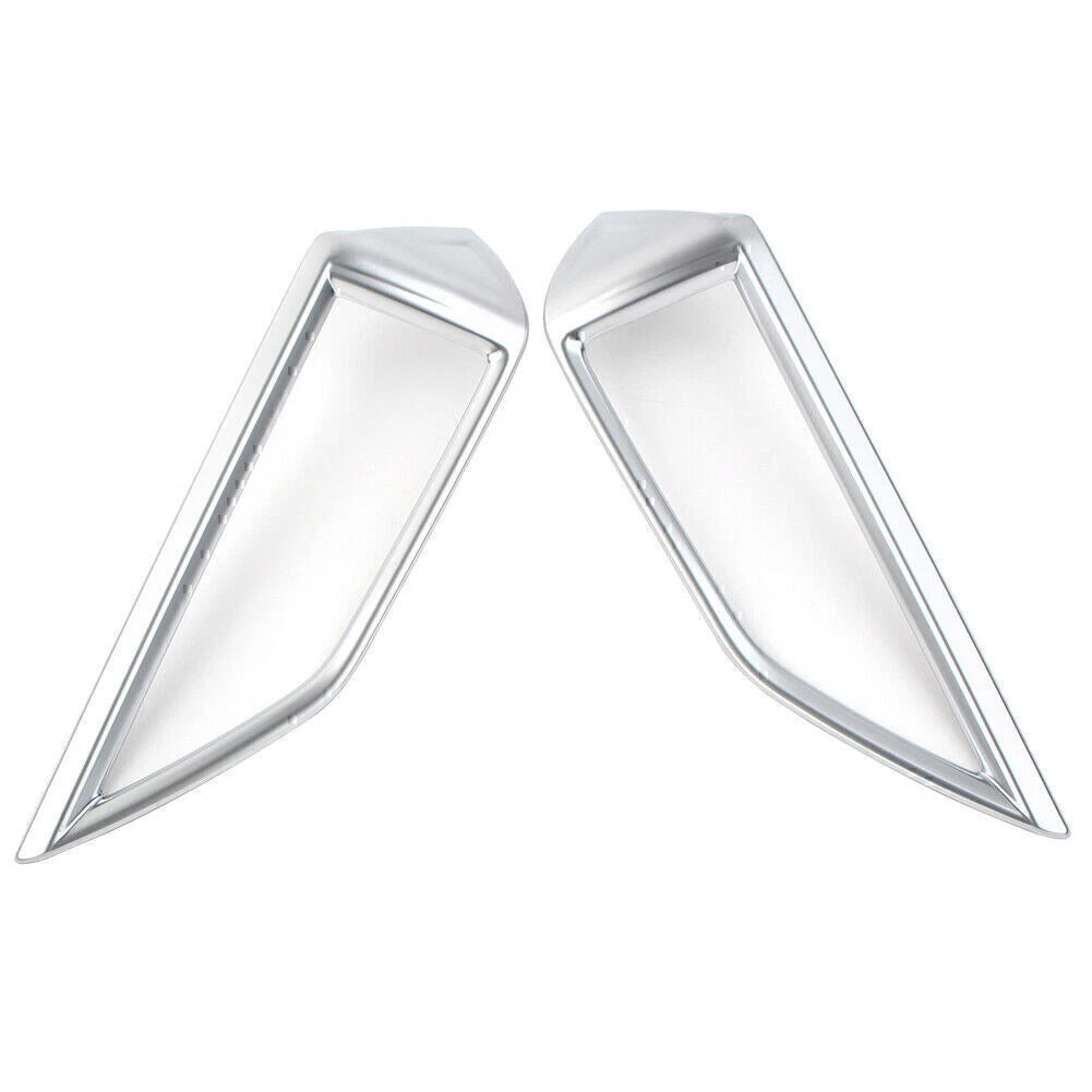 Matte Silver Front Middle Air Vent Covers for Subaru Forester (2019-2022)