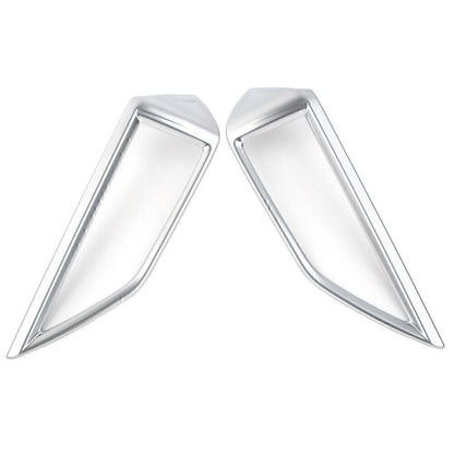 Matte Silver Front Middle Air Vent Covers for Subaru Forester (2019-2022)